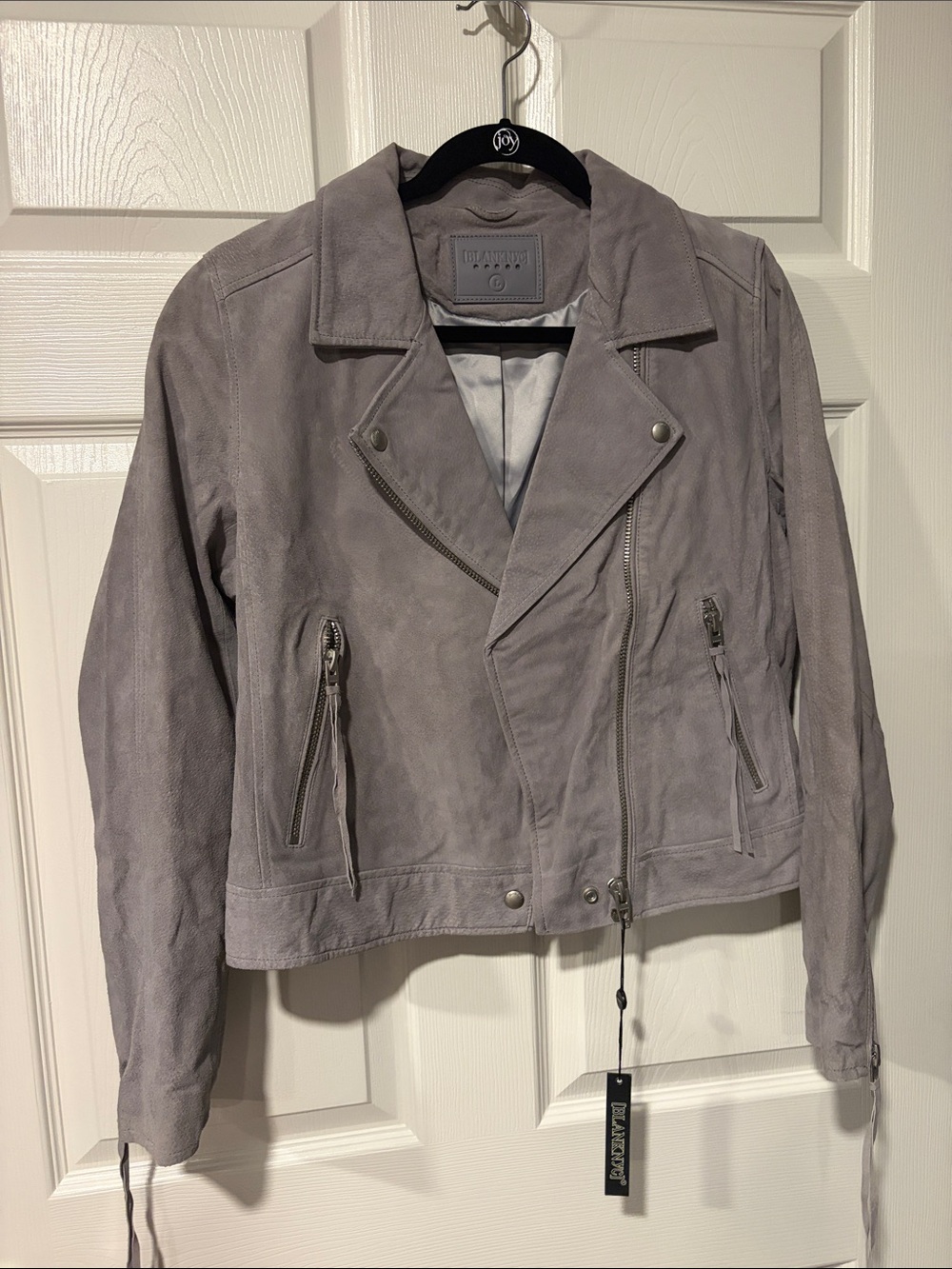 Blanknyc fringe leather jacket